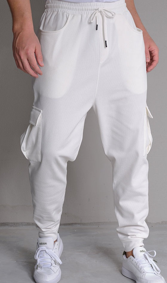 QABA’IL Relaxed Cargo Flex in Cream