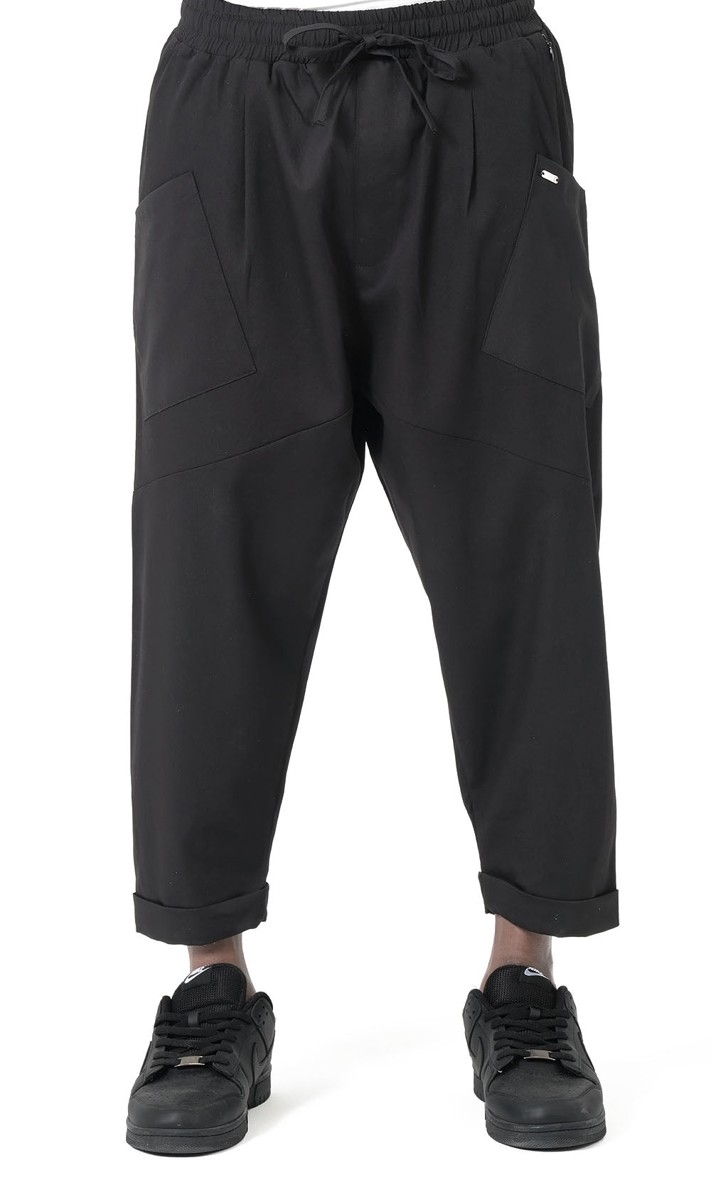 QTS1012 Pantalon sarouel Design S26 en noir
