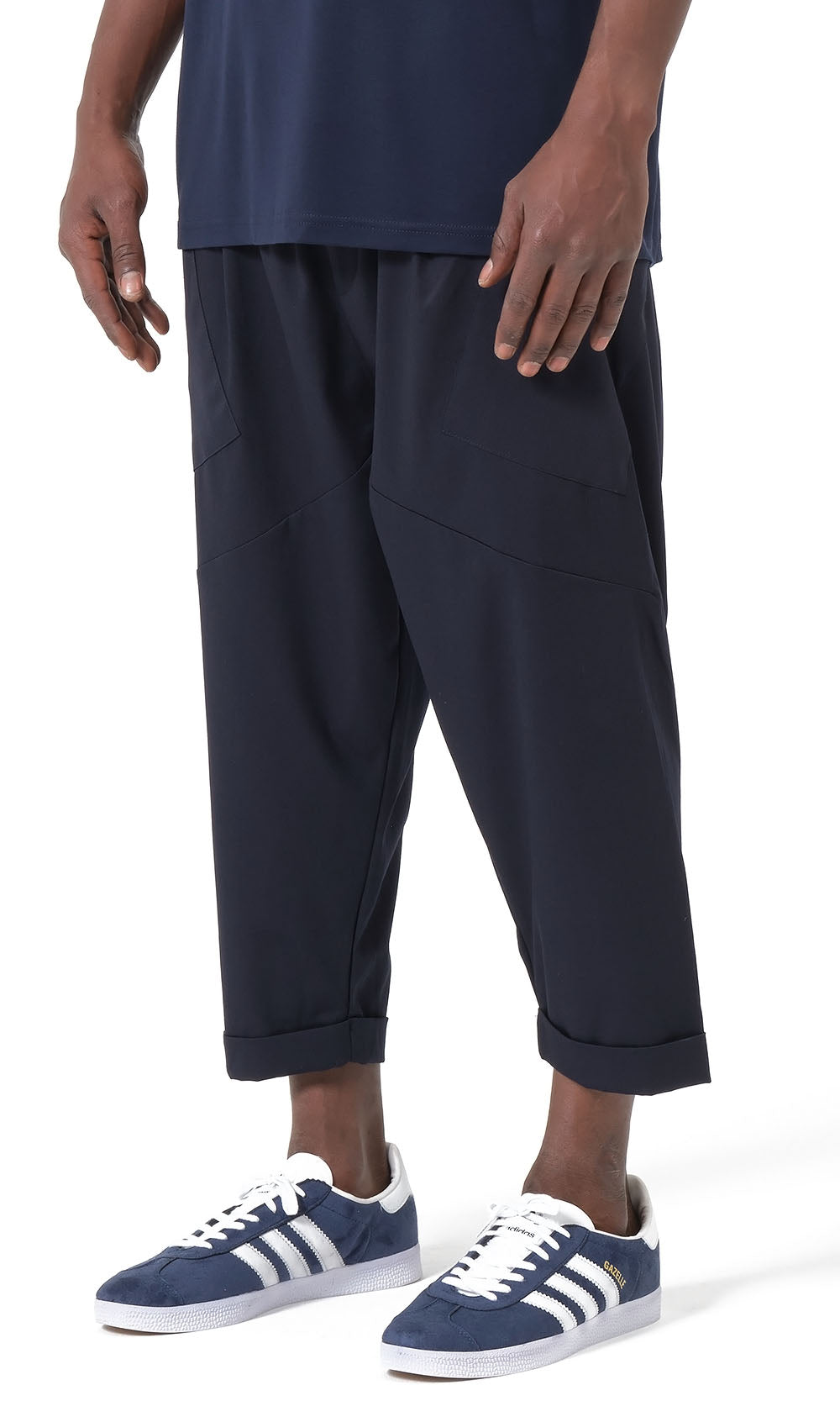 QTS1012 Pantalon sarouel Design S26 bleu marine