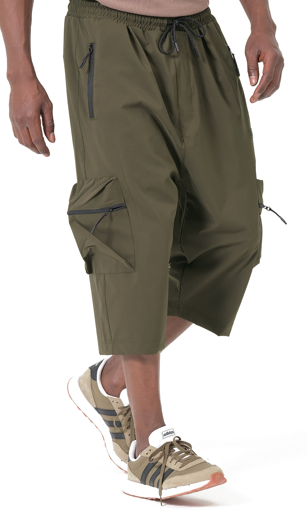 Pantalon cargo QTS2004 Trail en kaki foncé