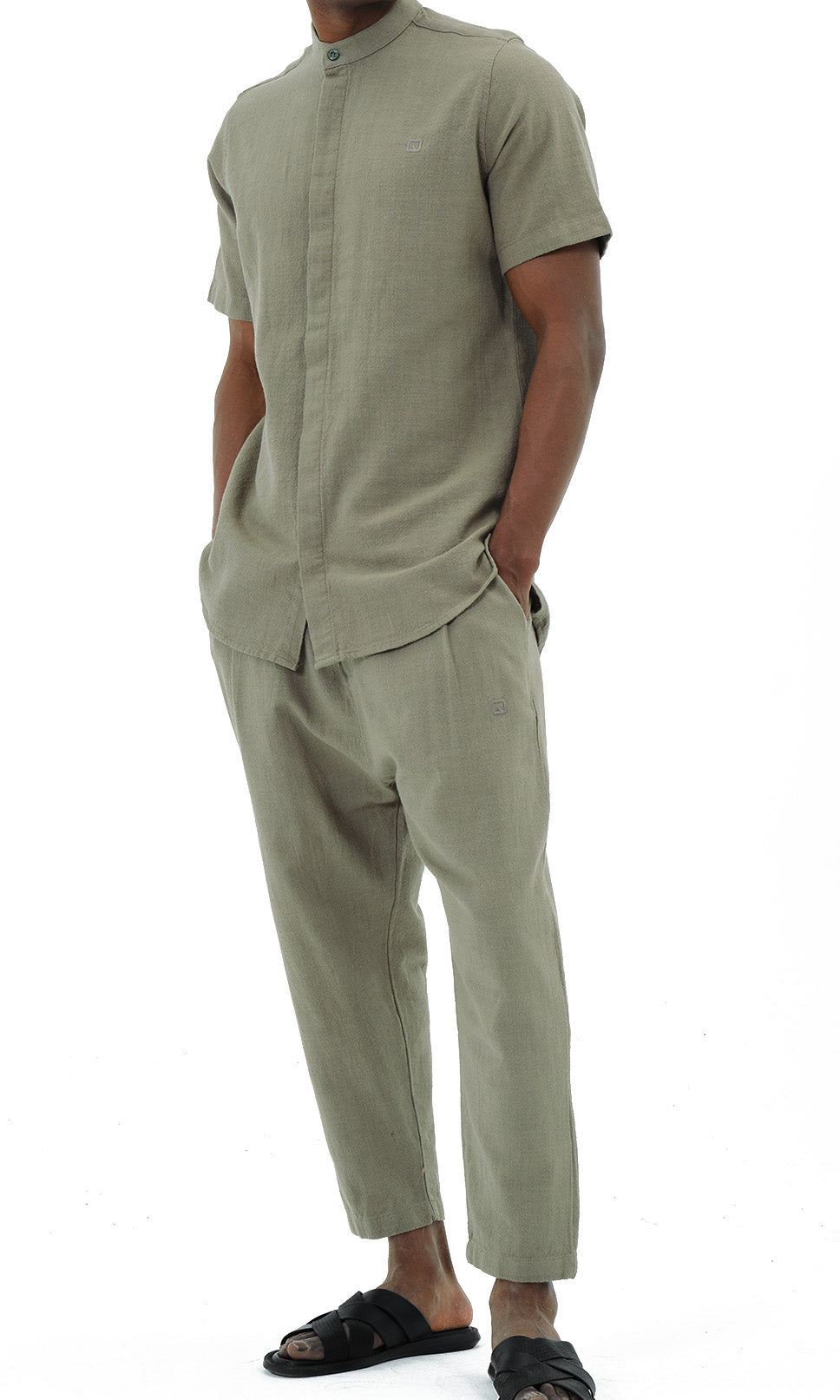  QL Classik Lin Coton in Khaki - QABA'IL,