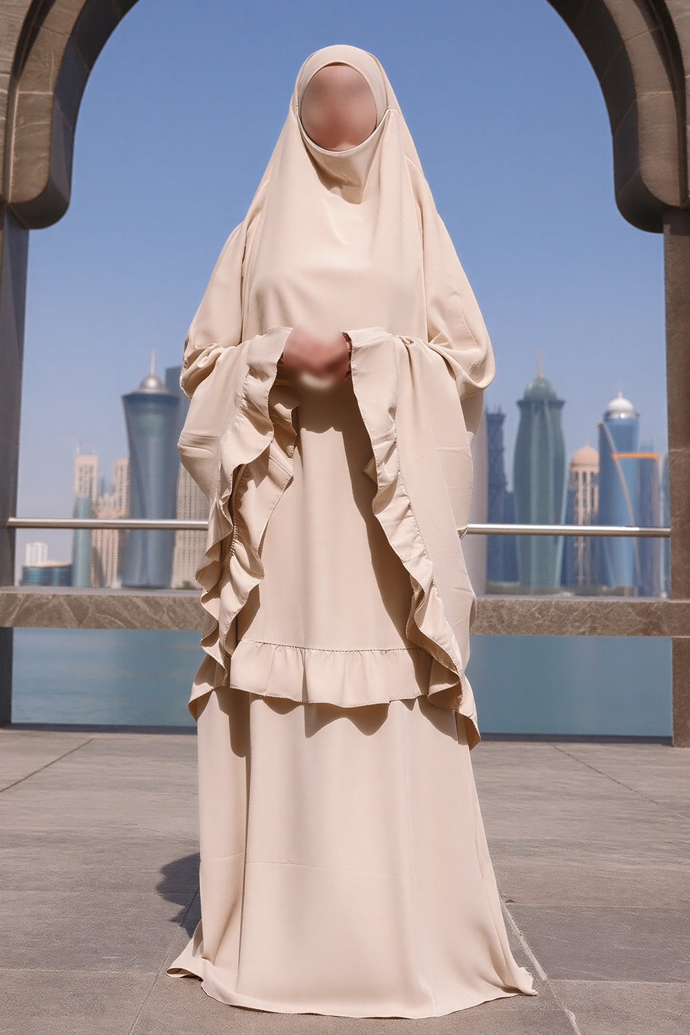 SB Prayer Set Jersey ES003 in Light Beige