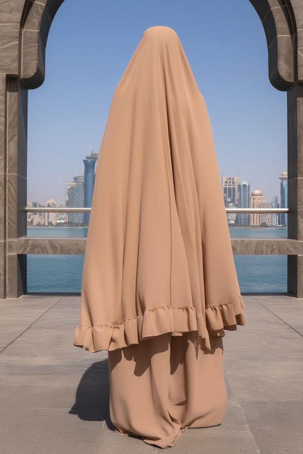 Ensemble de prière SB Jersey ES003 couleur camel