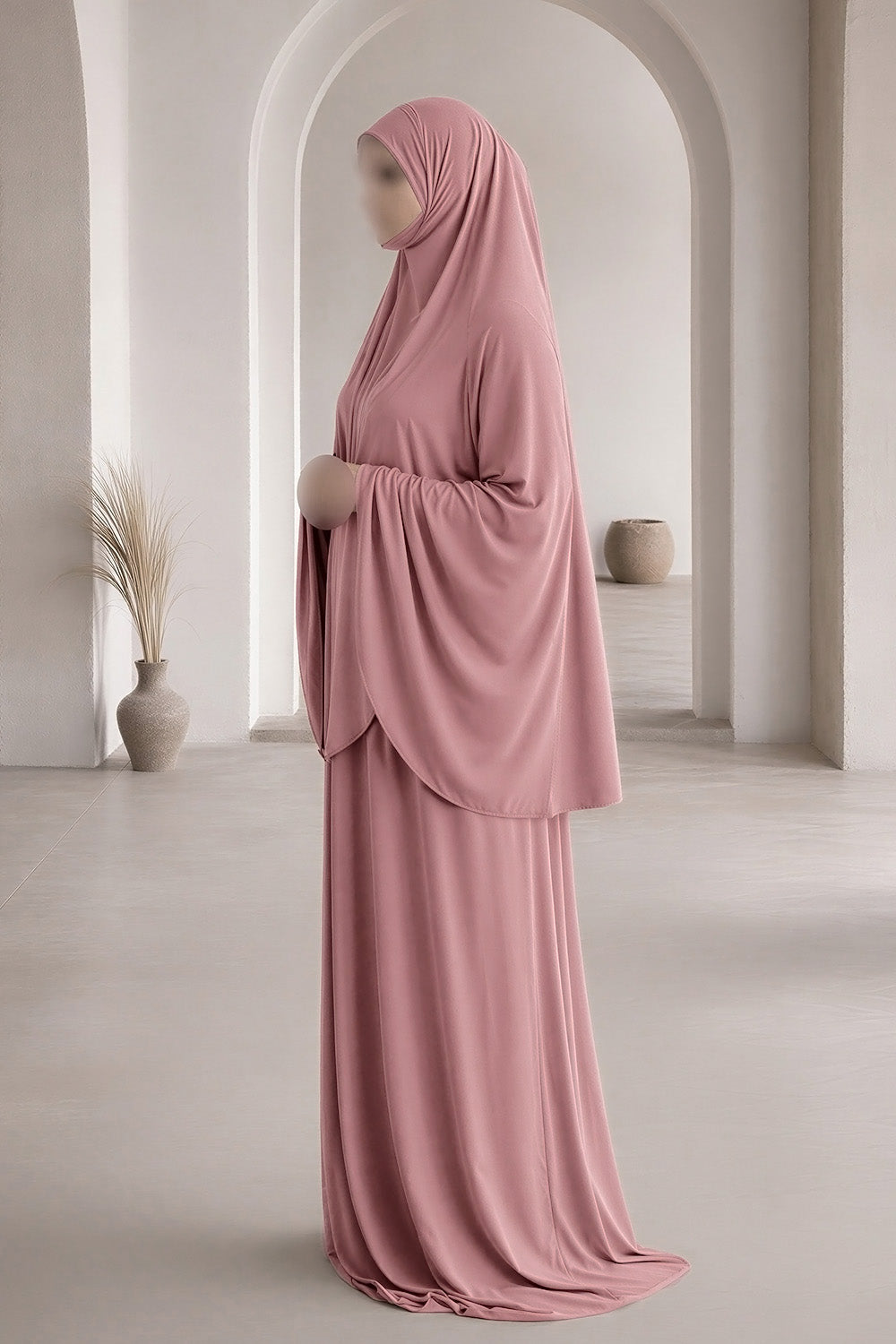 Ensemble de prière SB Premium Jersey ES006 en rose clair