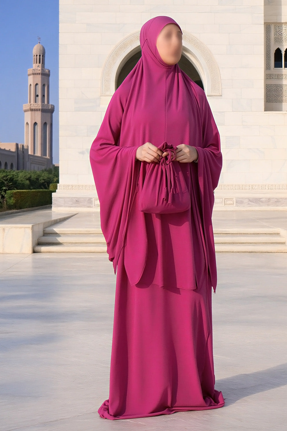 Ensemble de prière SB Jersey avec sac de transport ES007 couleur baie