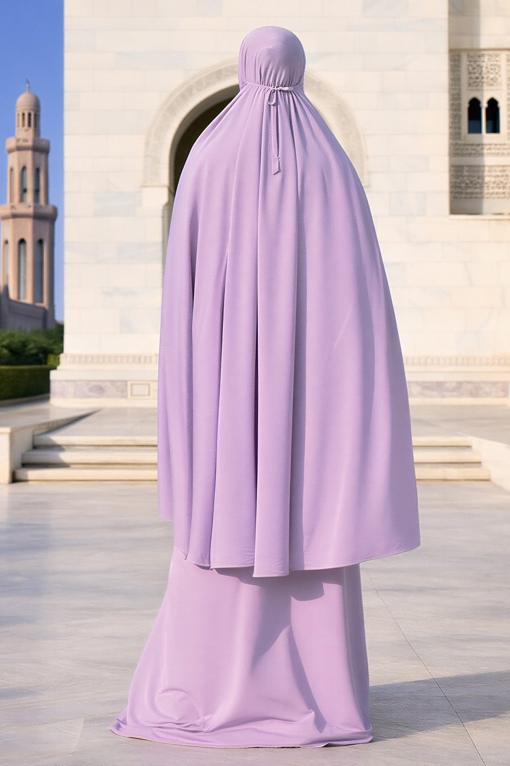 Ensemble de prière SB Jersey avec sac de transport ES007 couleur lilas