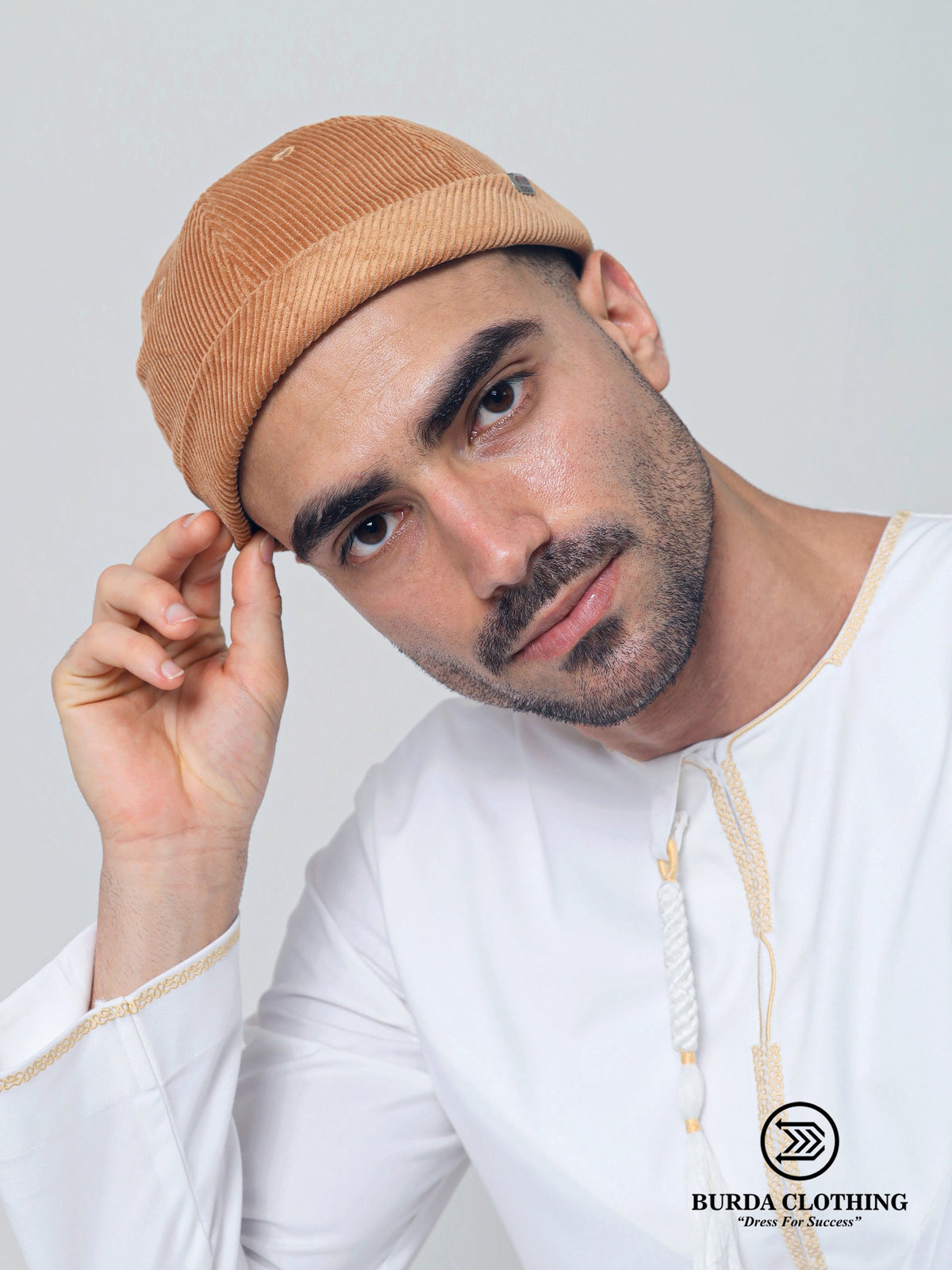 Corduroy Brimless Hat