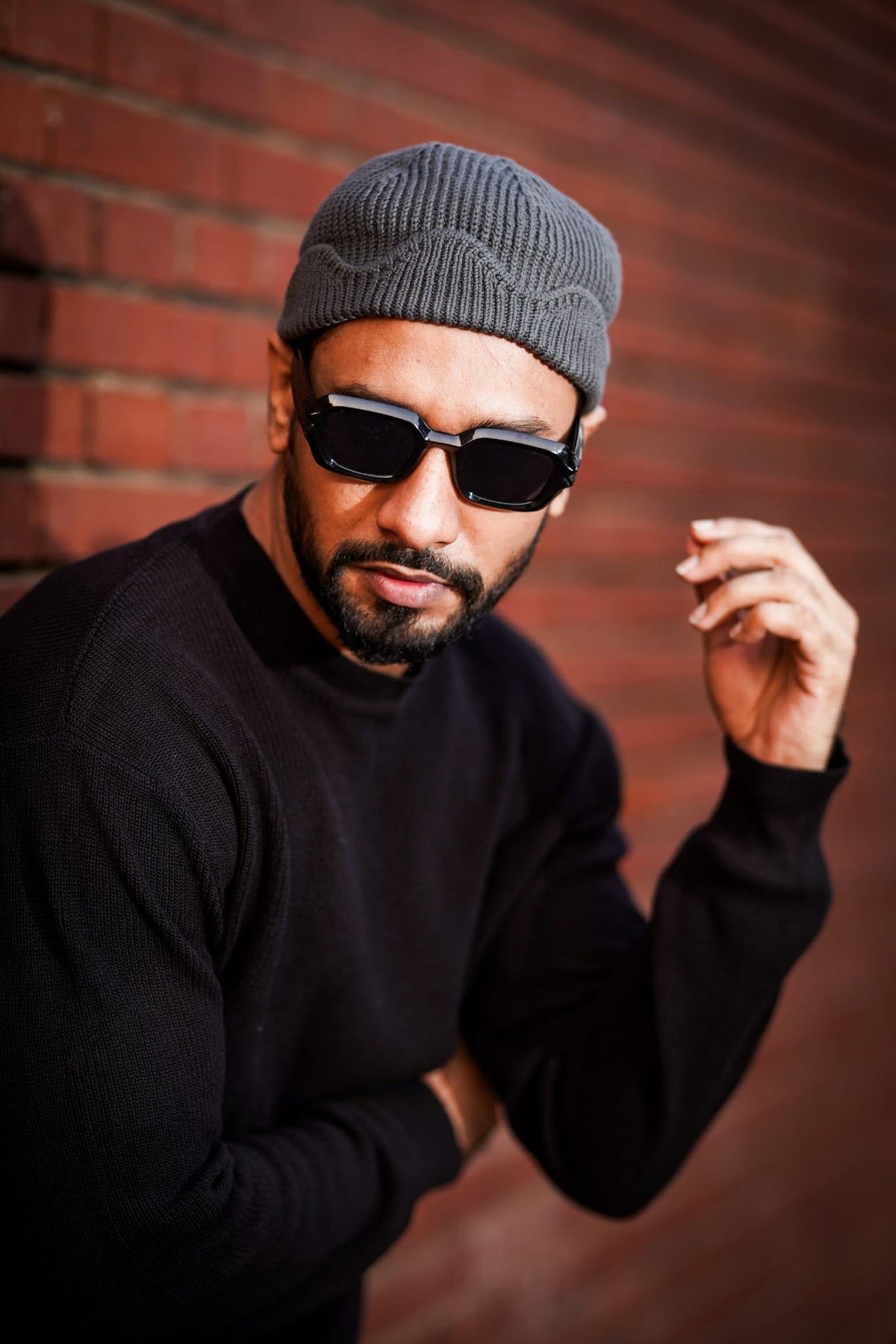 Dark Gray Sailor Beanie