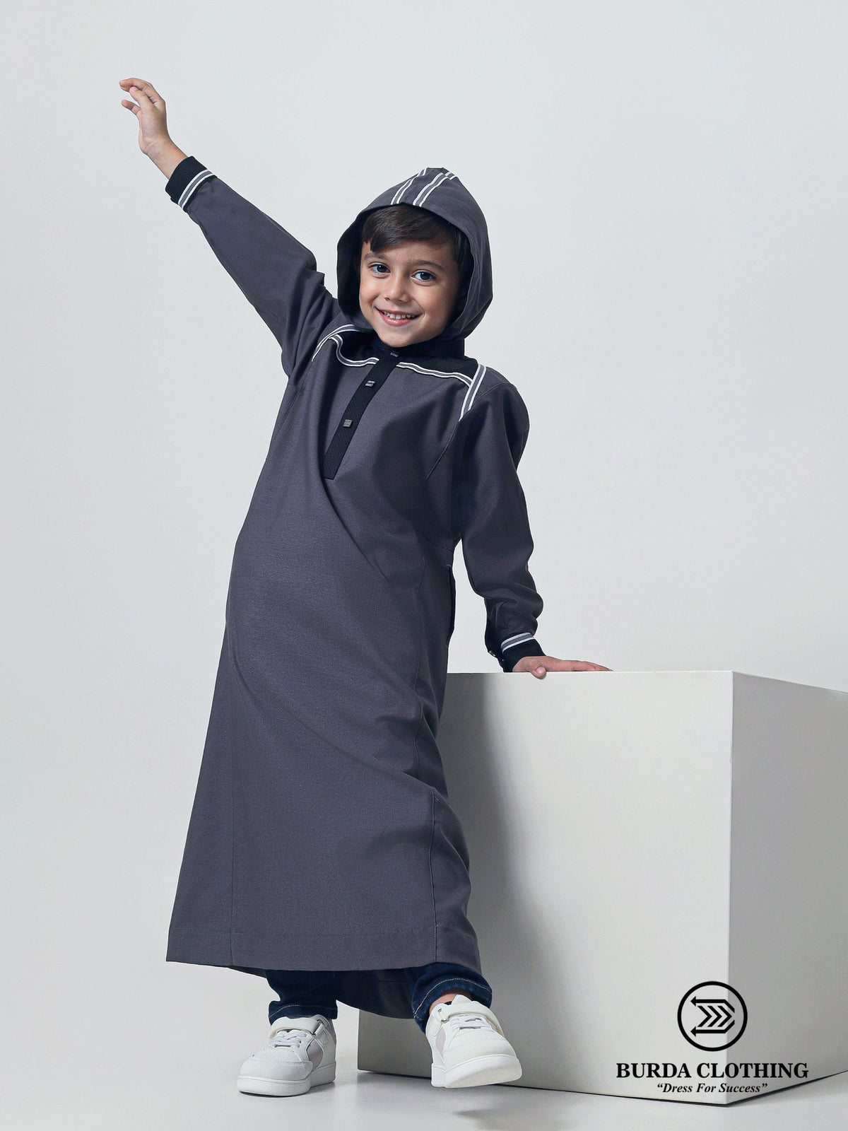 Kids Thobe 319 Gray