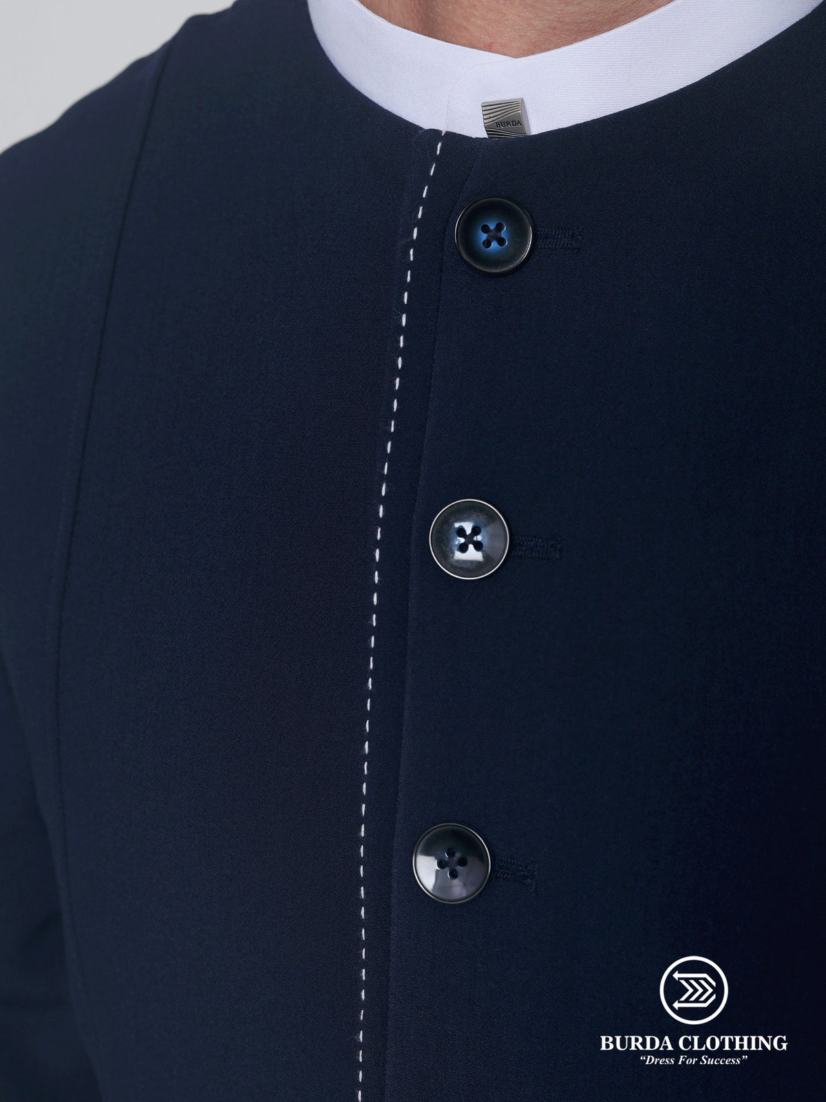 Navy Blue Overcoat