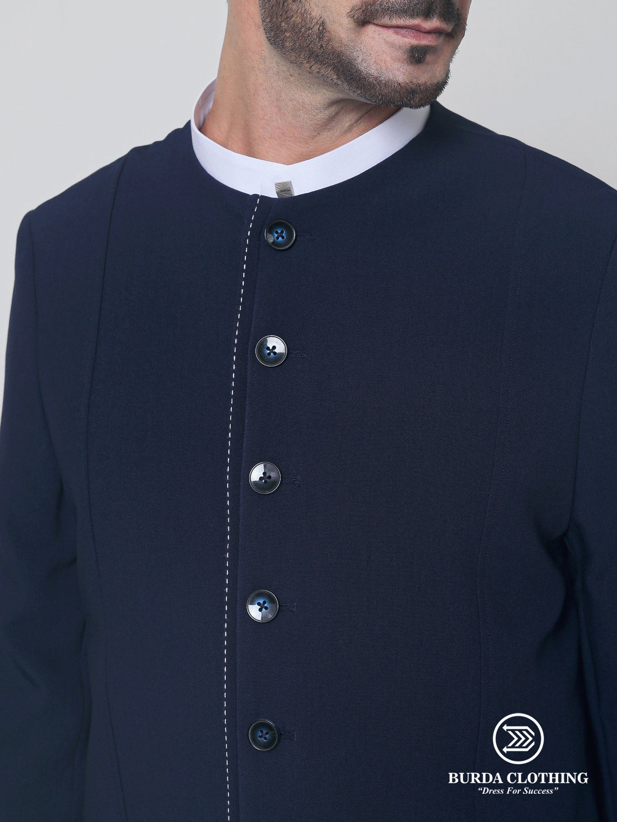 Navy Blue Overcoat