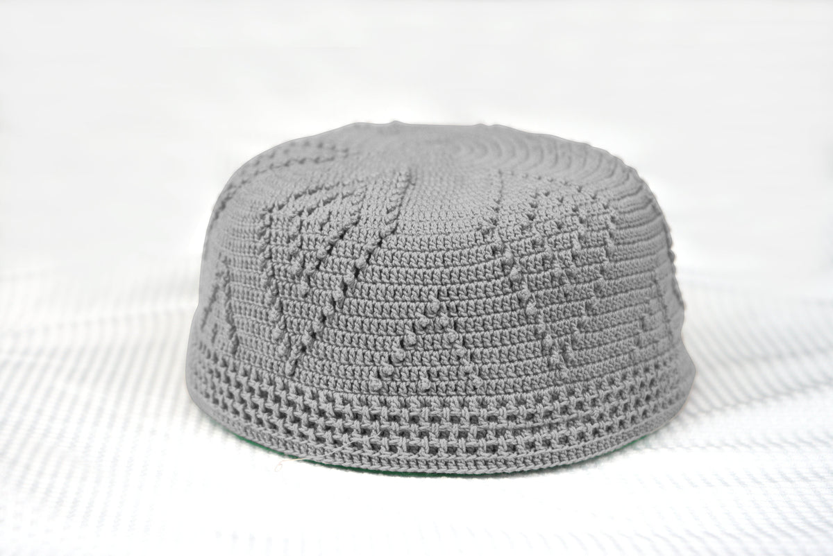 Skull Knit Cotton Kufi