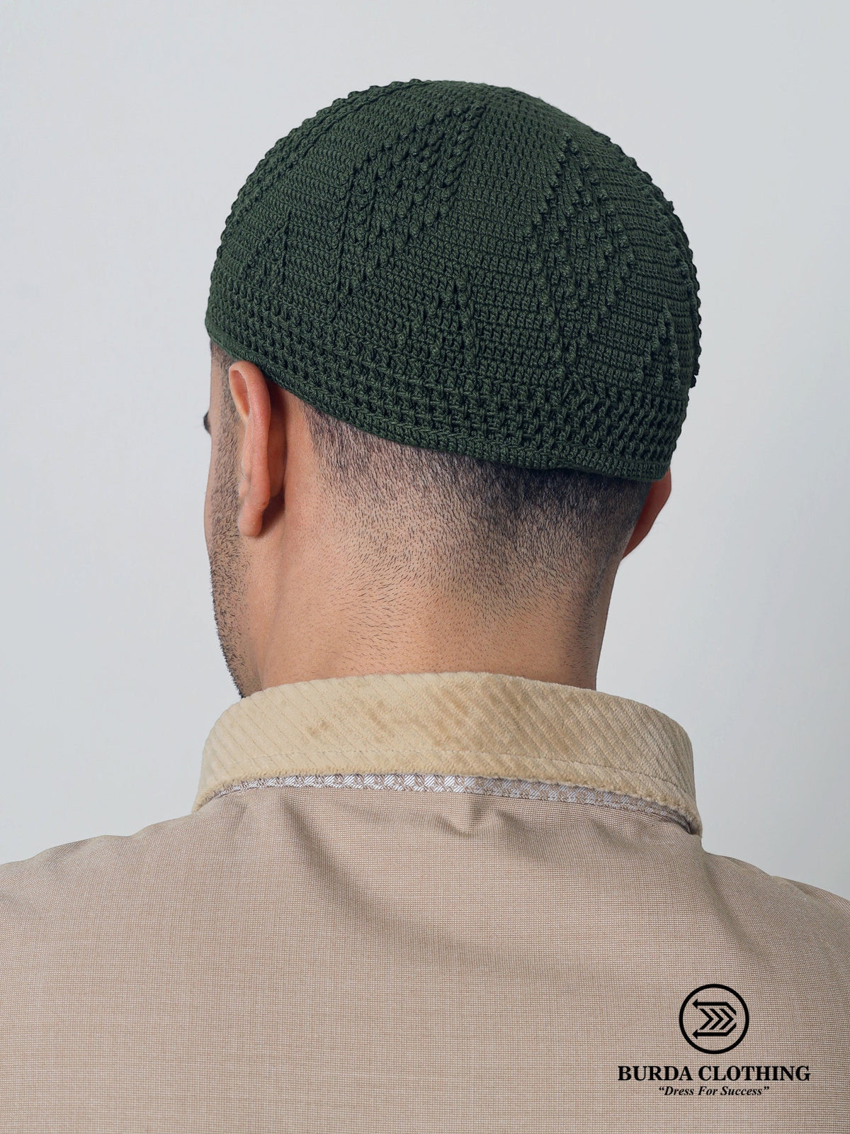 Skull Knit Cotton Kufi