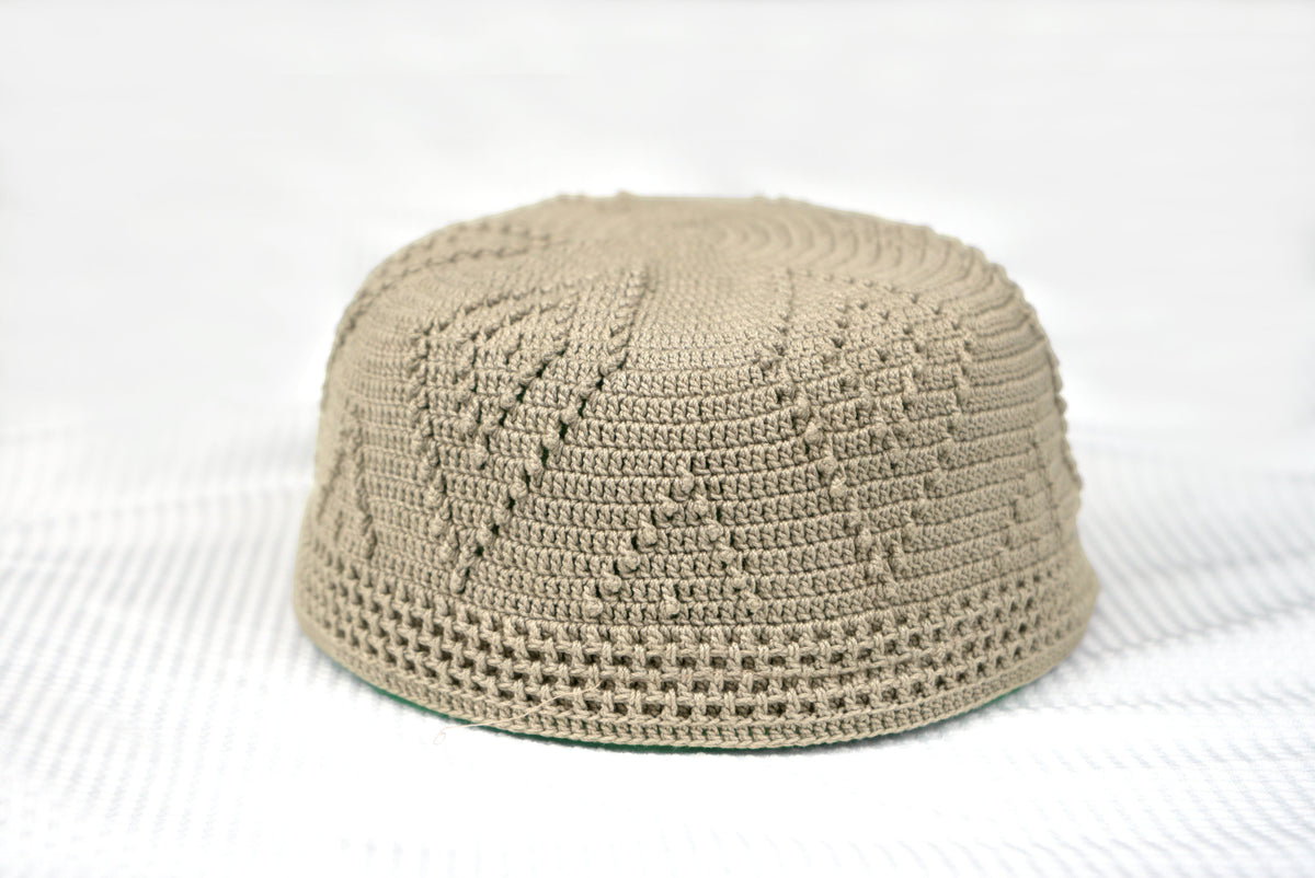 Skull Knit Cotton Kufi