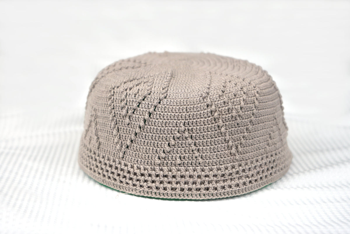 Skull Knit Cotton Kufi