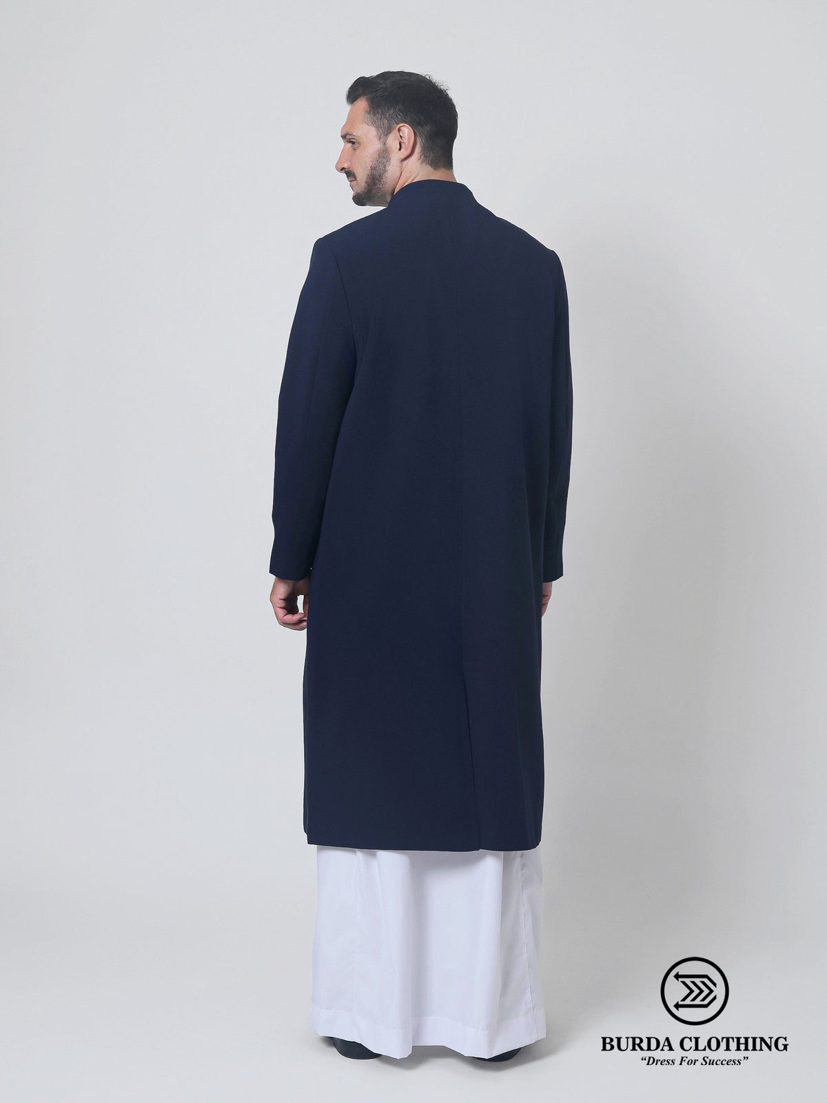 Stealth Navy Blue Overcoat