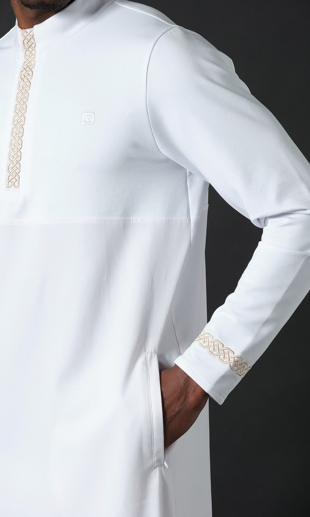 QL Qamis Prestige II en blanc